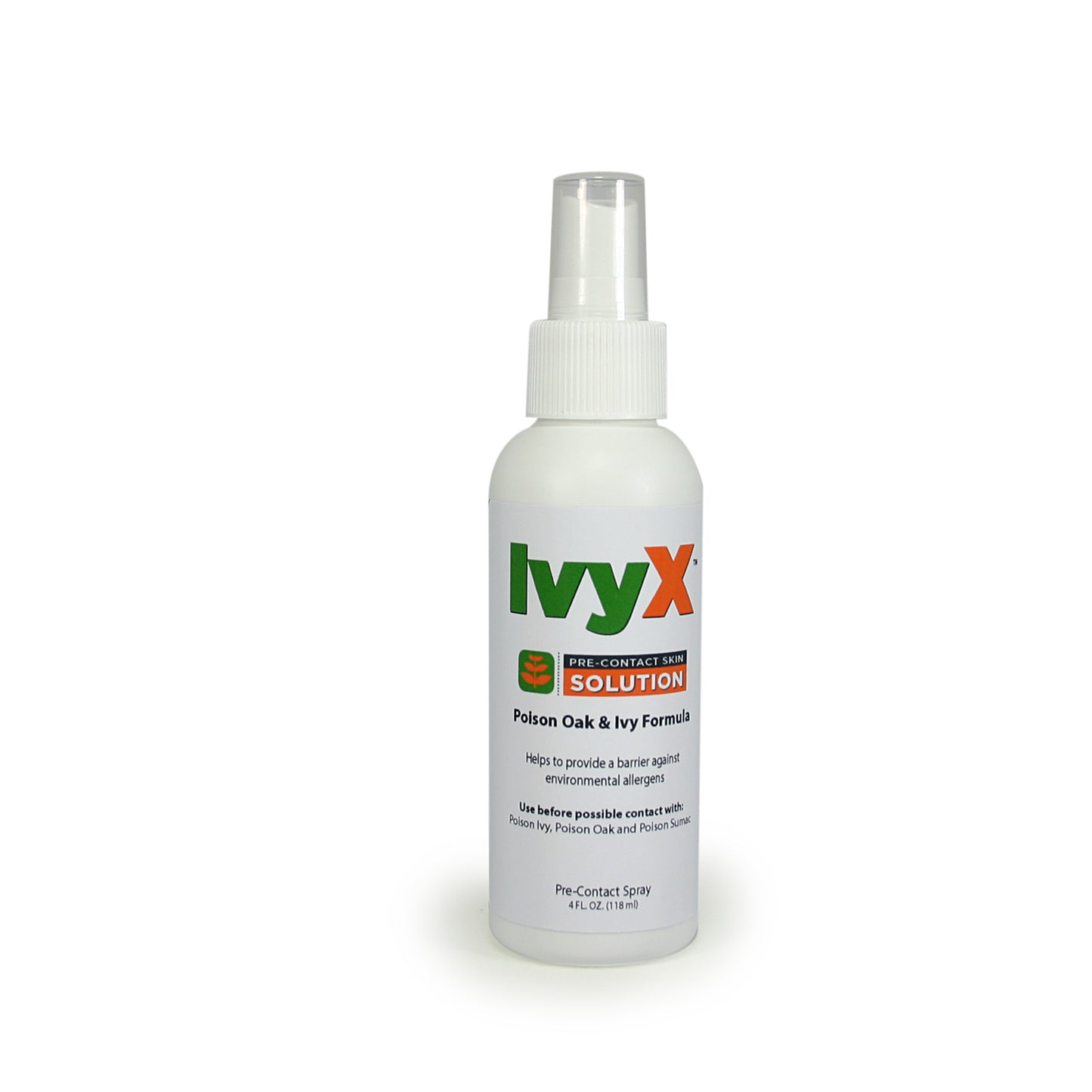 IvyX Pre-Contact Spray, 4oz, Pump , 12/cs (DROP SHIP ONLY - $150 Minimum Order)