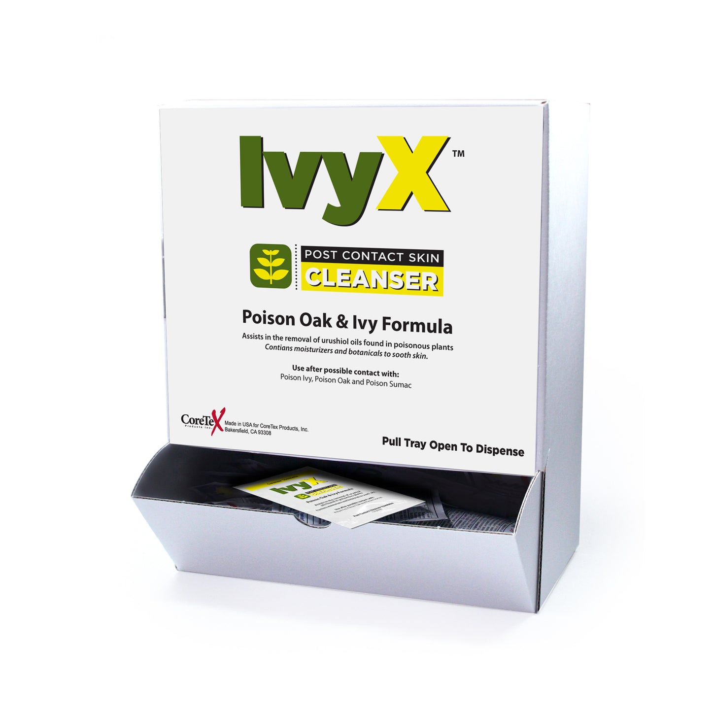 IvyX Post-Contact Cleanser Packets, 50/bx (DROP SHIP ONLY - $150 Minimum Order)