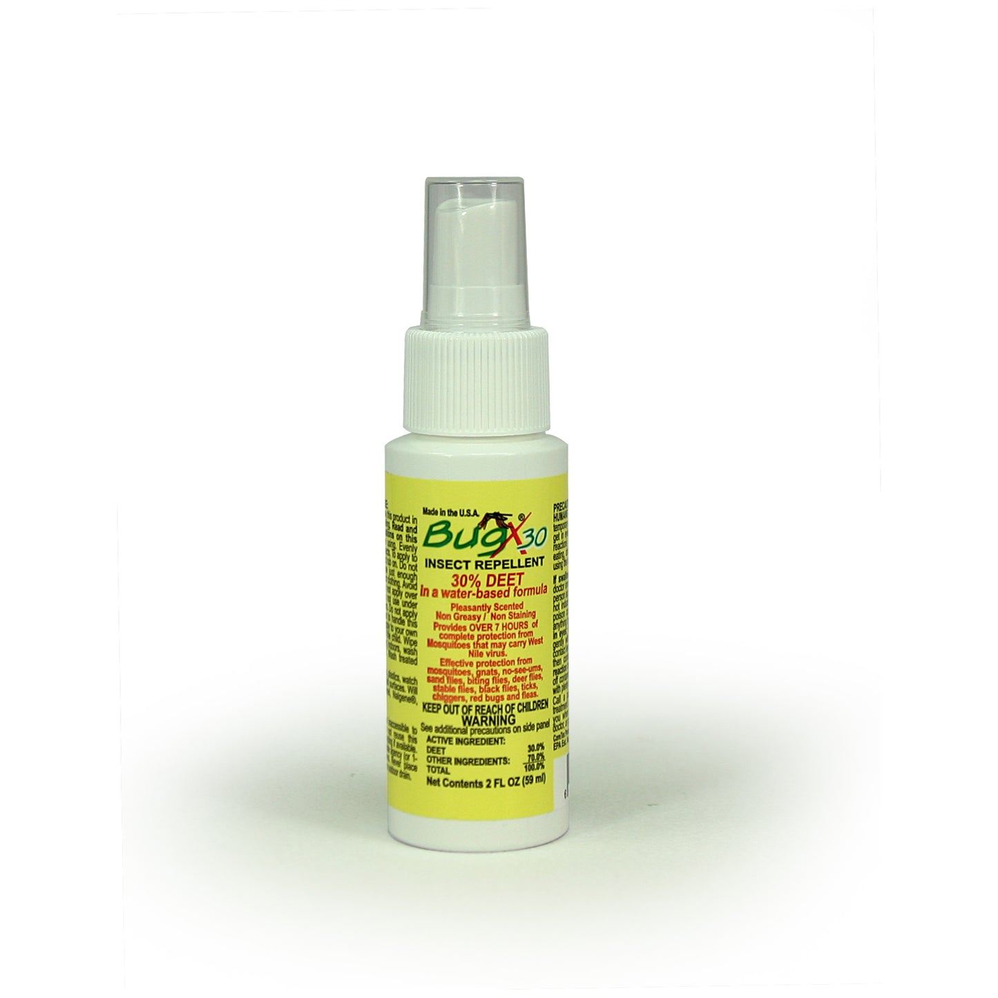 BugX30 Insect Repellent Spray DEET, 2oz btl , 12/cs (DROP SHIP ONLY - $150 Minimum Order)