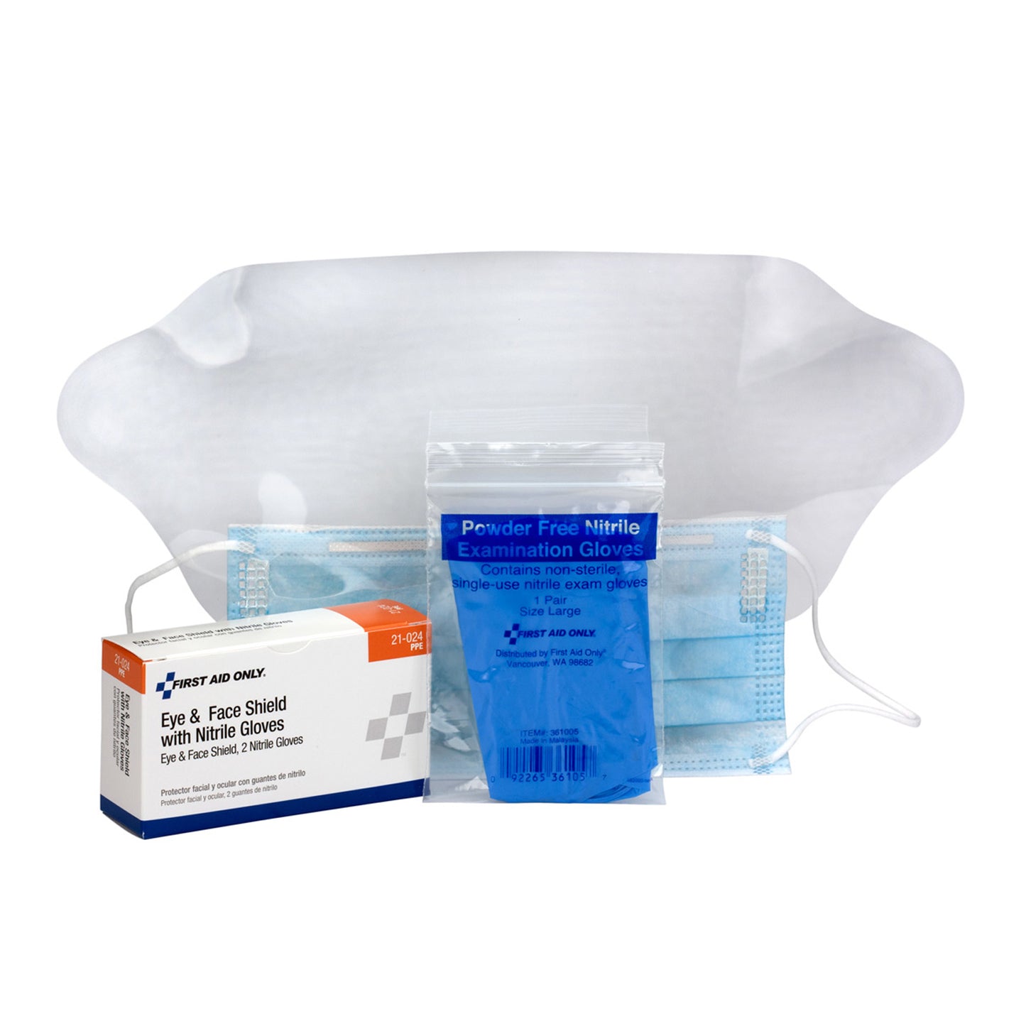 Eye & Face Shield, w/ Gloves, 1 set/bx (DROP SHIP ONLY - $150 Minimum Order)