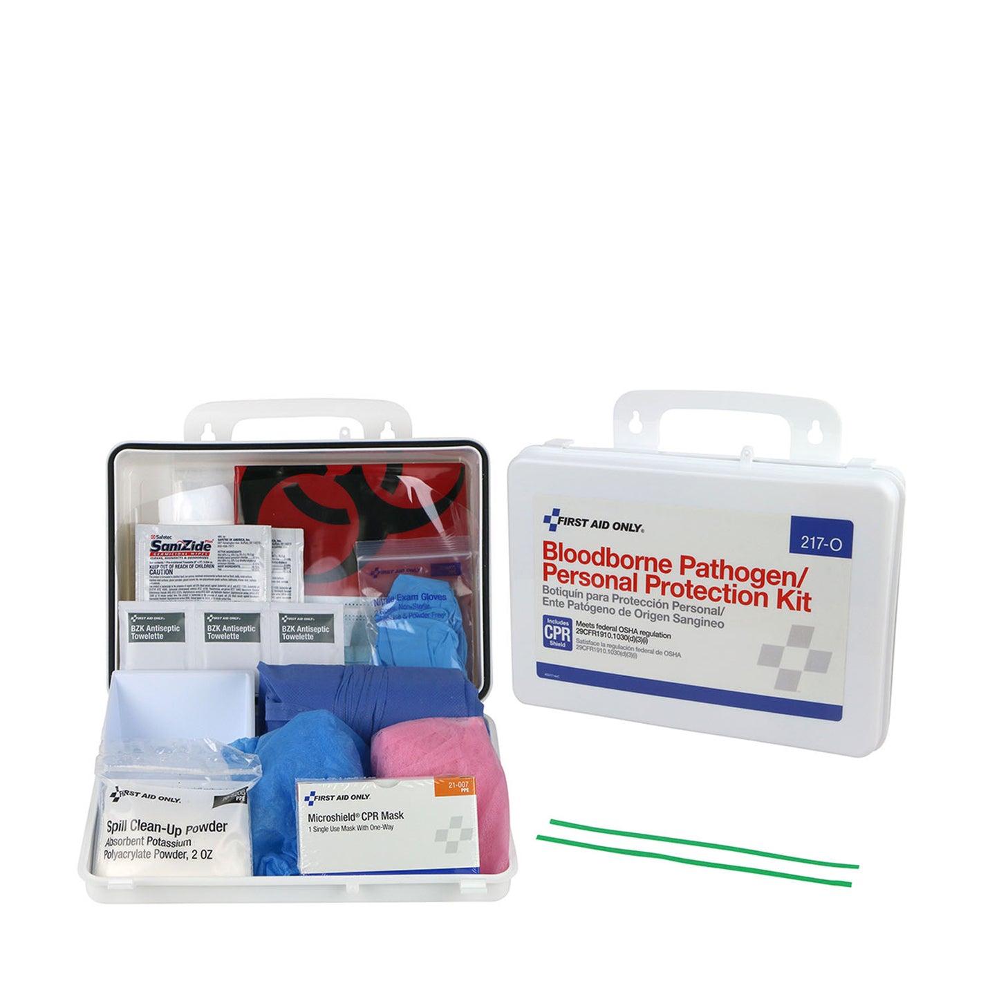 BBP Spill Clean Up Kit w/ CPR Microshield, Plastic Case (DROP SHIP ONLY - $150 Minimum Order)
