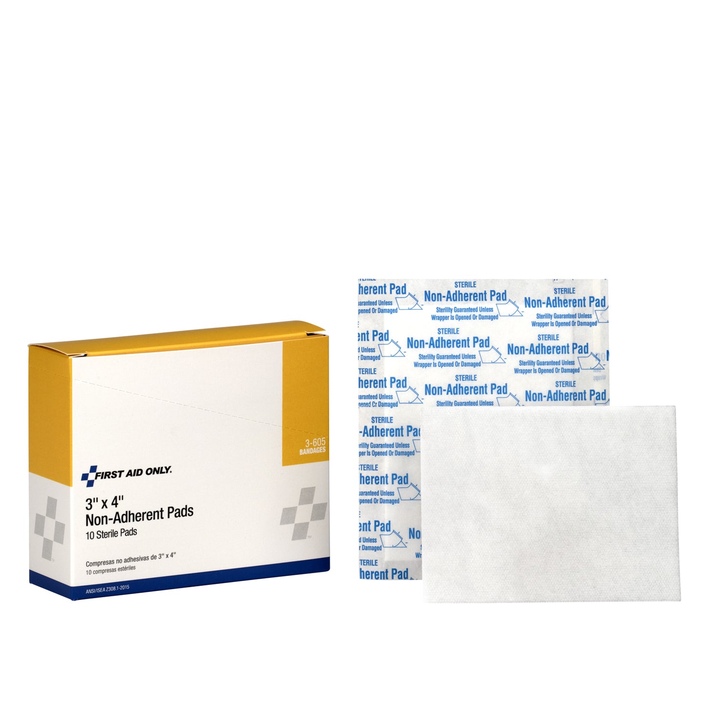 Non-Adherent Pads, 3"x4", 10/bx (DROP SHIP ONLY - $150 Minimum Order)