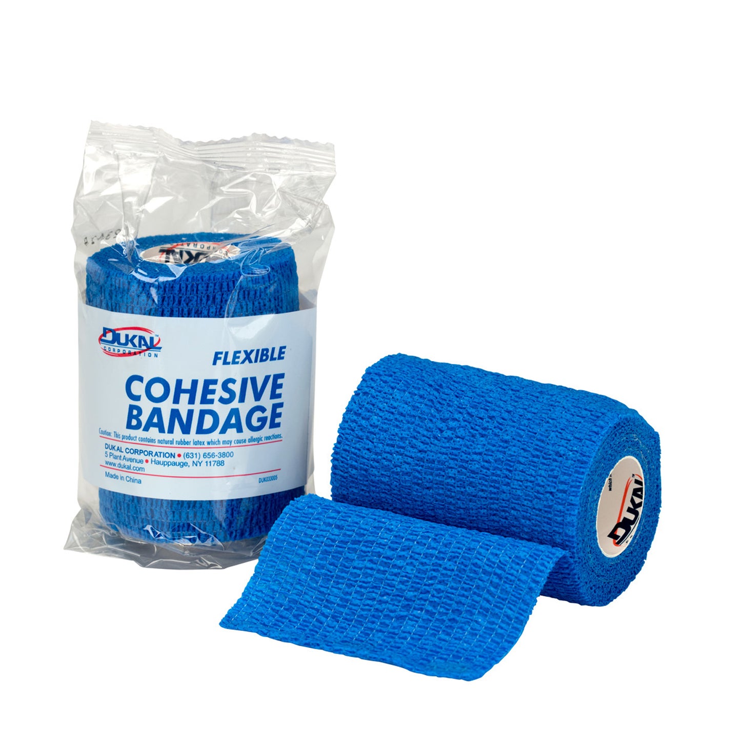 Self-Adhering Wrap, Blue Color, 3"x5yd (DROP SHIP ONLY - $150 Minimum Order)