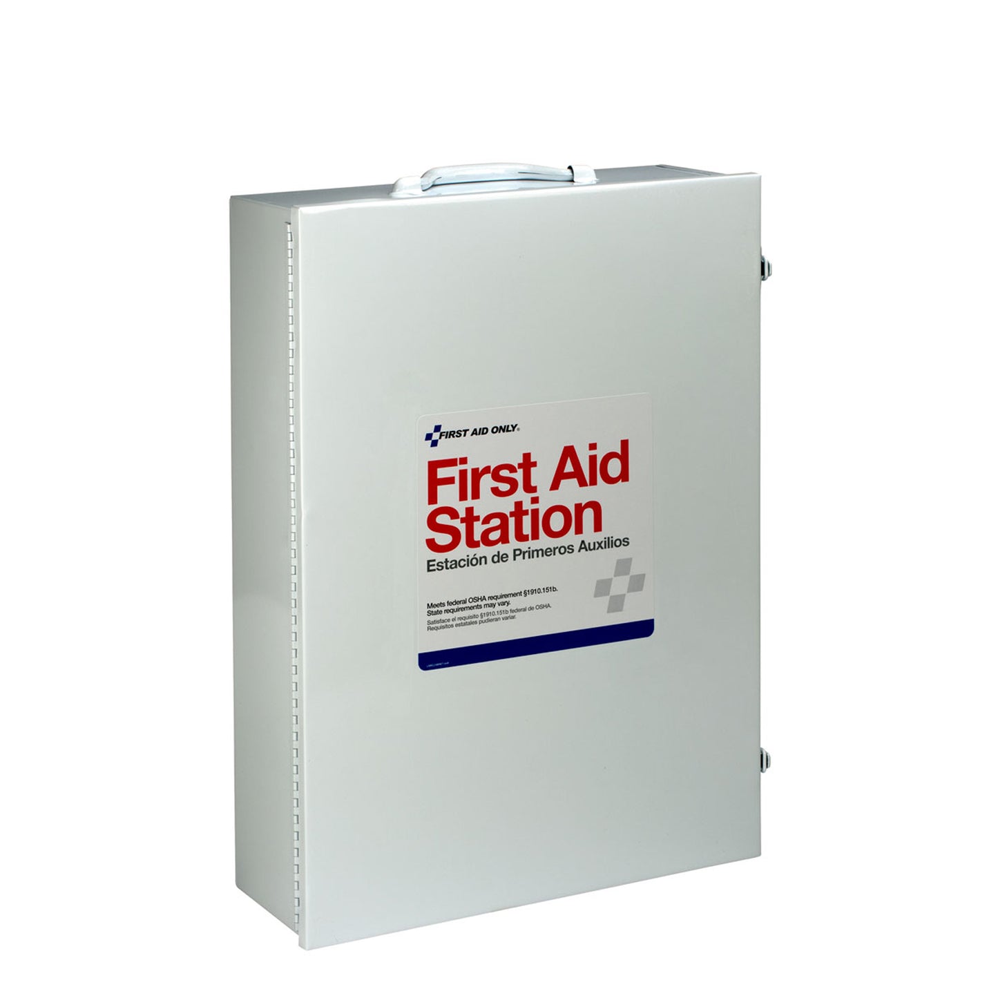 4 Shelf First Aid Metal Cabinet, Custom Logo , 10/cs (DROP SHIP ONLY - $150 Minimum Order)