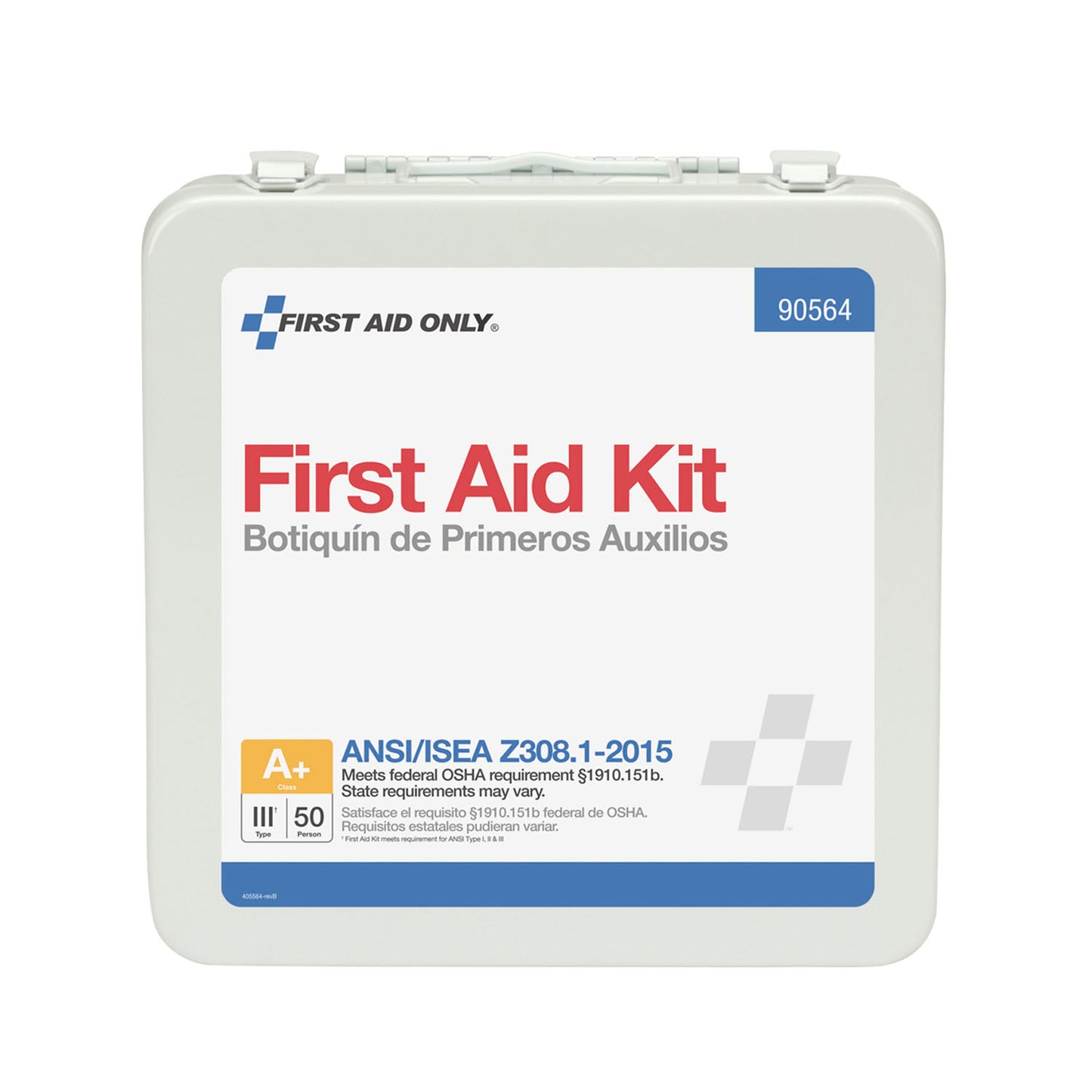 50 Person First Aid Kit, ANSI A+, Metal Case (DROP SHIP ONLY - $150 Minimum Order)