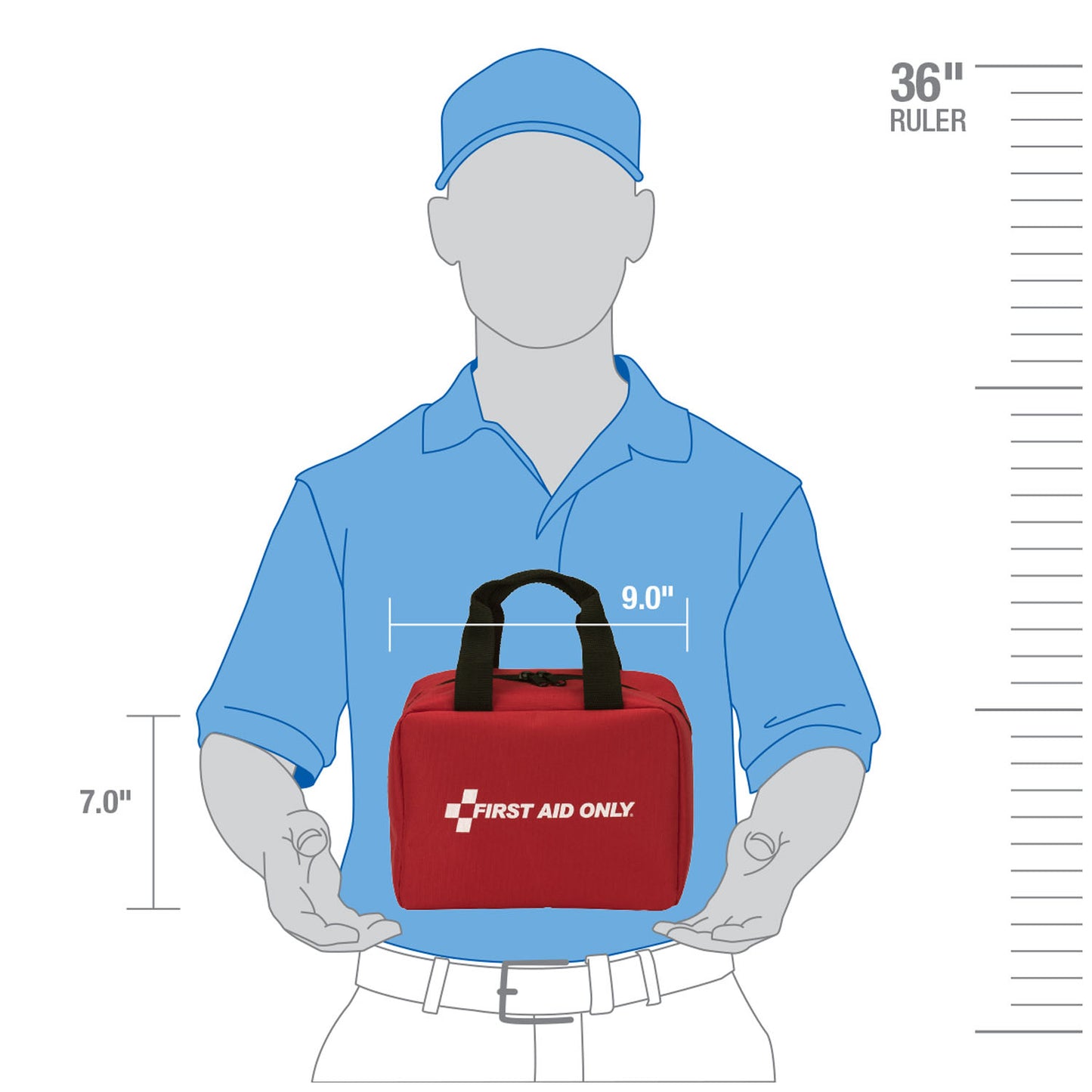 First Aid Kit, 50 Person, ANSI A+, Fabric Case (DROP SHIP ONLY - $150 Minimum Order)