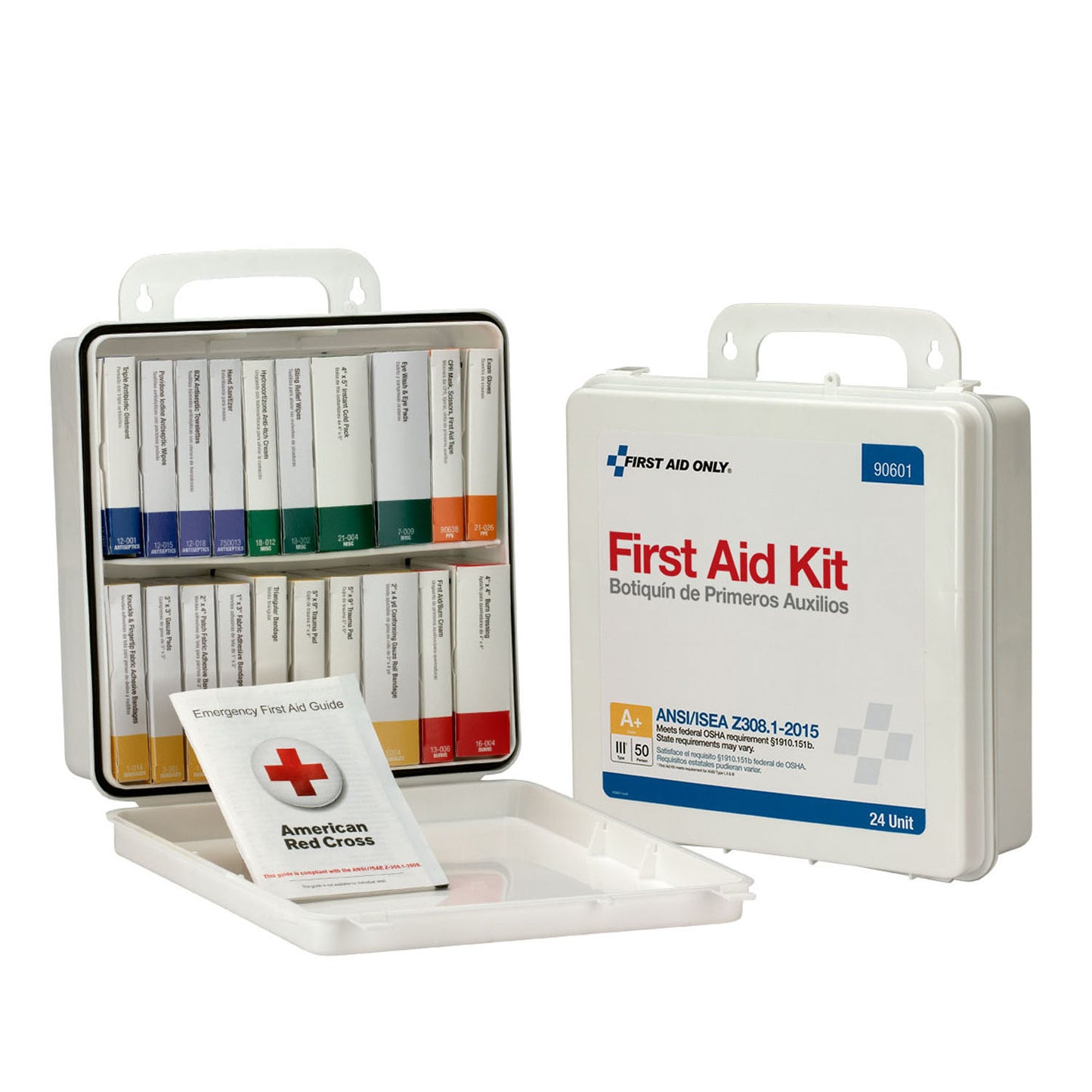 First Aid Kit, 24 Unit, ANSI A+, Plastic Case (DROP SHIP ONLY - $150 Minimum Order)