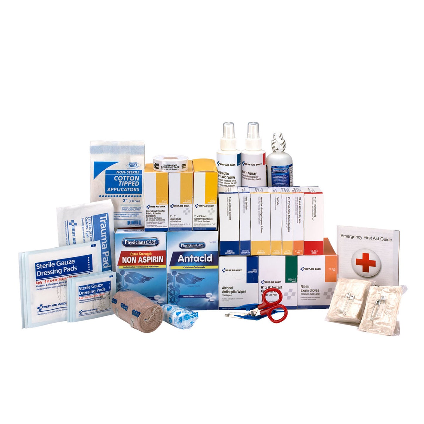 3 Shelf ANSI A+, Refill, w/ Meds (DROP SHIP ONLY - $150 Minimum Order)
