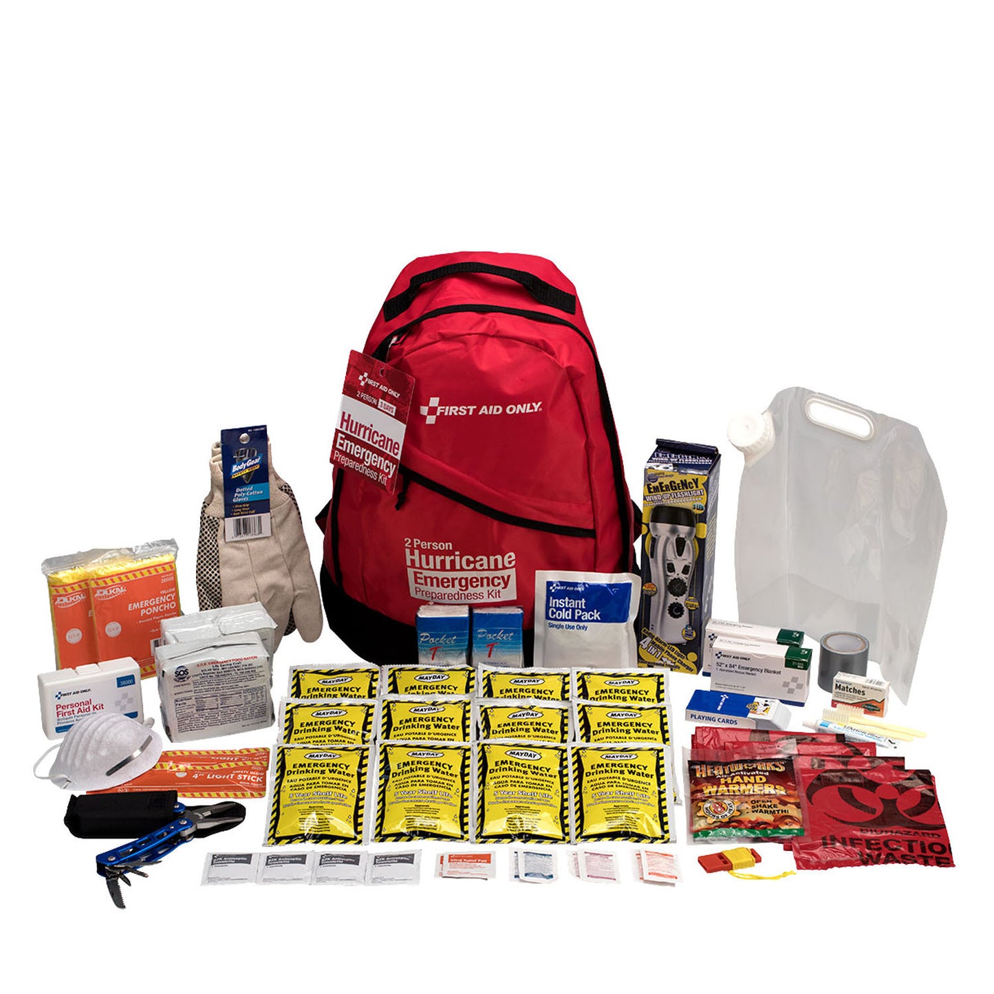 Emergency Preparedness Backpack Hurricane, 2-Person (DROP SHIP ONLY - $150 Minimum Order)