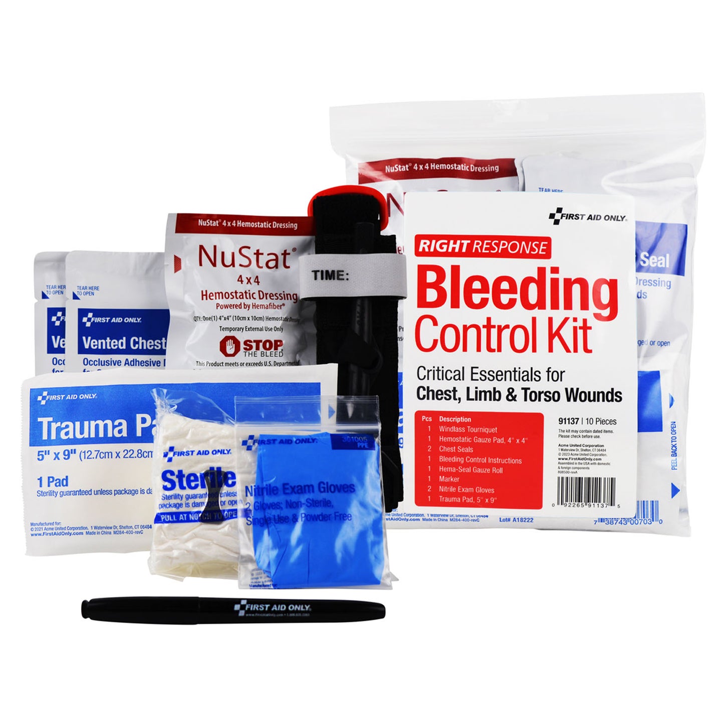 Bleeding Control Kit, Enhanced Pro (DROP SHIP ONLY - $150 Minimum Order)