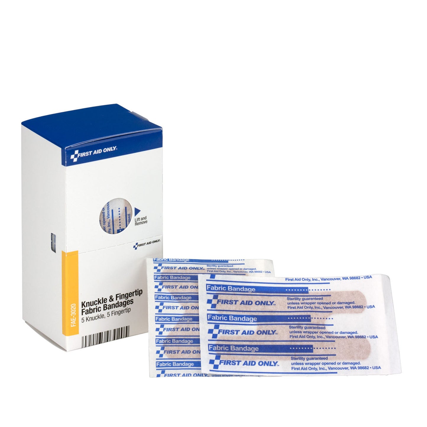 SC Refill, Includes: Assorted Fabric Bandages (5 Knuckle, 5 Fingertip) (DROP SHIP ONLY - $150 Minimum Order)