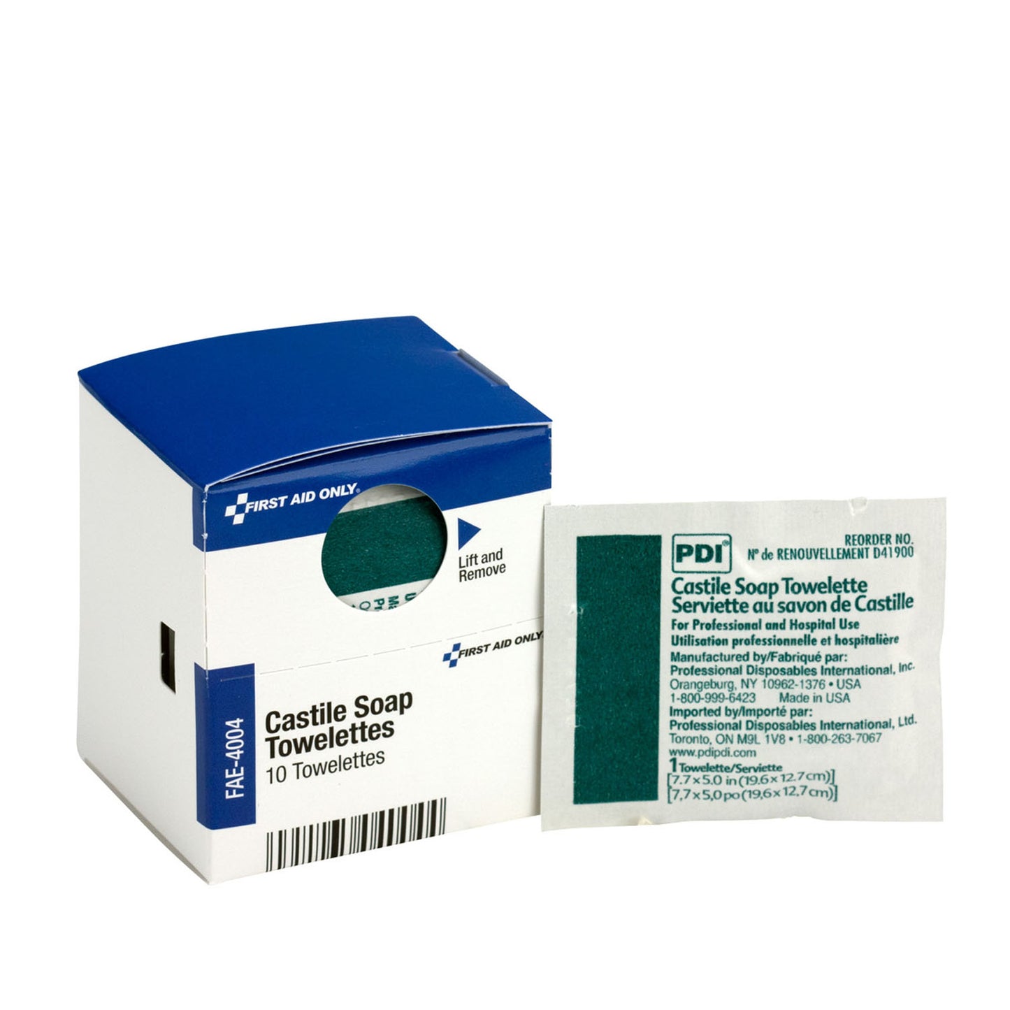 SC Refill, Includes: Castile Soap Wipes, 10/bx (DROP SHIP ONLY - $150 Minimum Order)