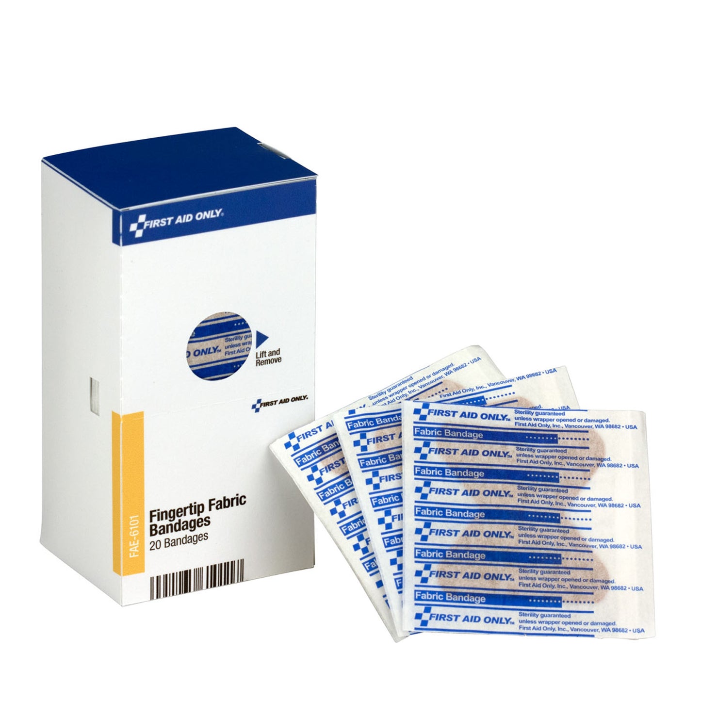 SC Refill, Includes: Fabric Fingertip Bandages, 20/bx (DROP SHIP ONLY - $150 Minimum Order)
