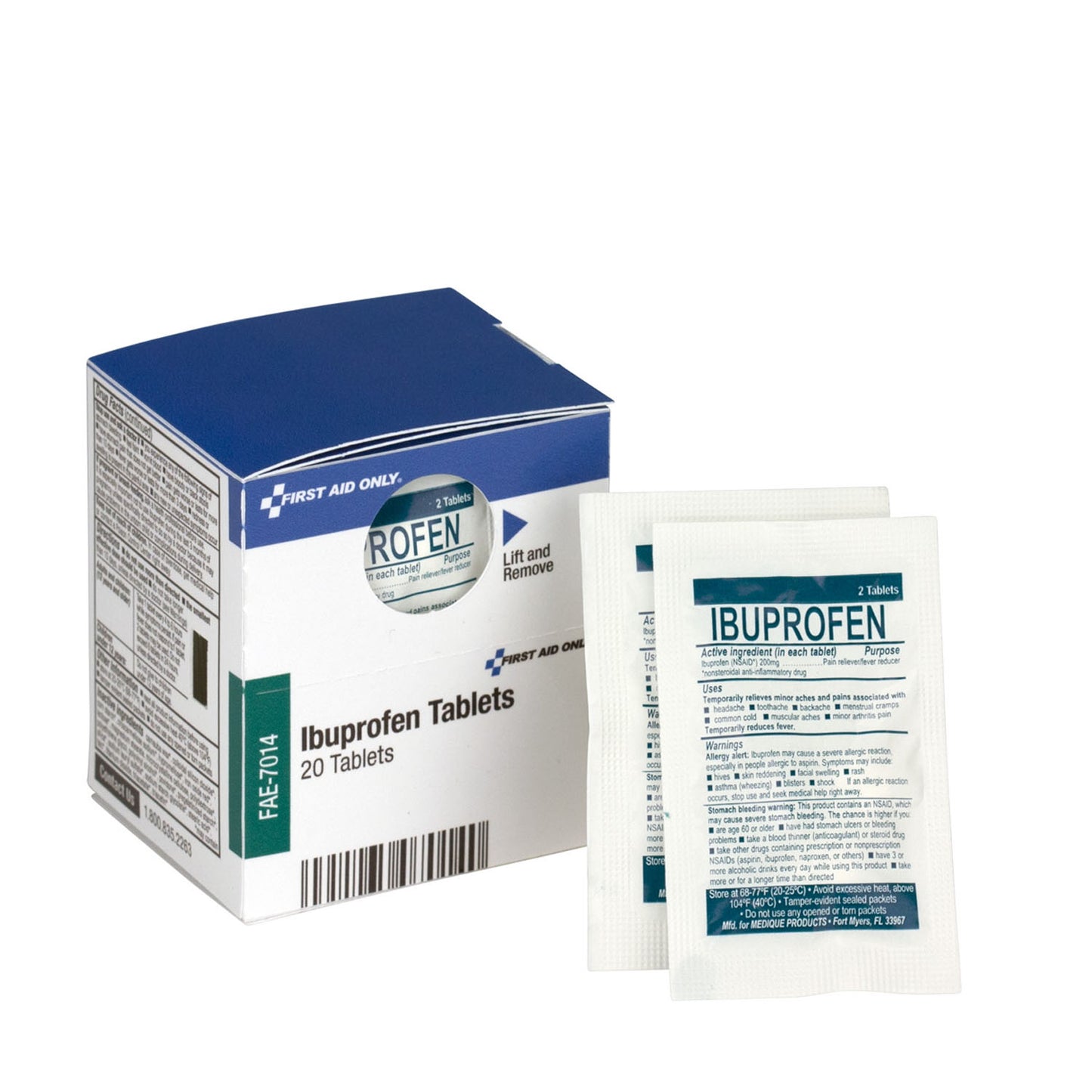 SC Refill, Includes: Ibuprofen, 2/pk, 10pk/bx, 24bx/cs (DROP SHIP ONLY - $150 Minimum Order)