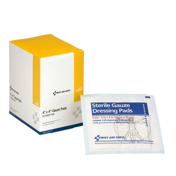 Sterile Gauze Pads, 2"x2", 50/bx (DROP SHIP ONLY - $150 Minimum Order)