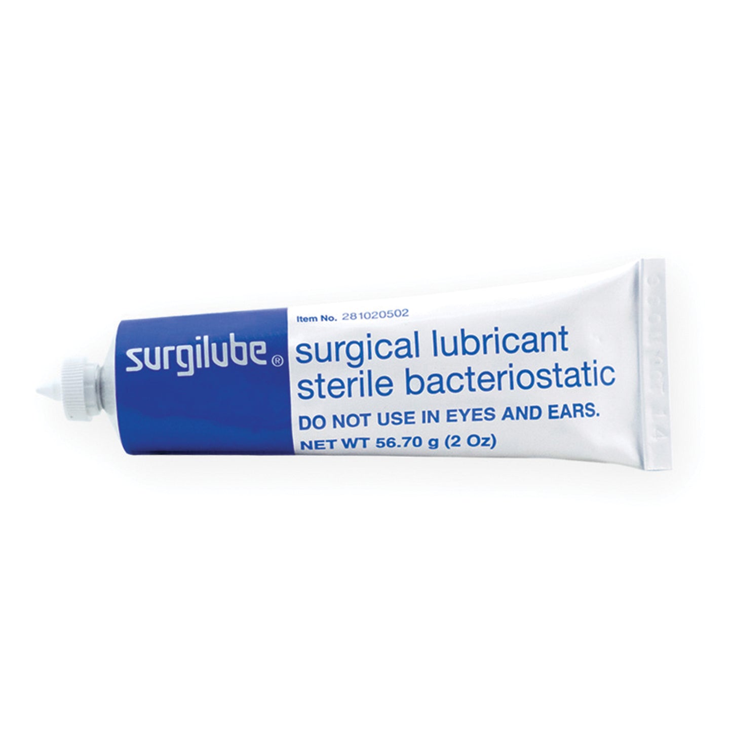 SURGILUBE 2oz (56.7gm) Tube Screw/Fez Cap (Metal Tube), 12/bx (12/cs, 36 cs/plt)