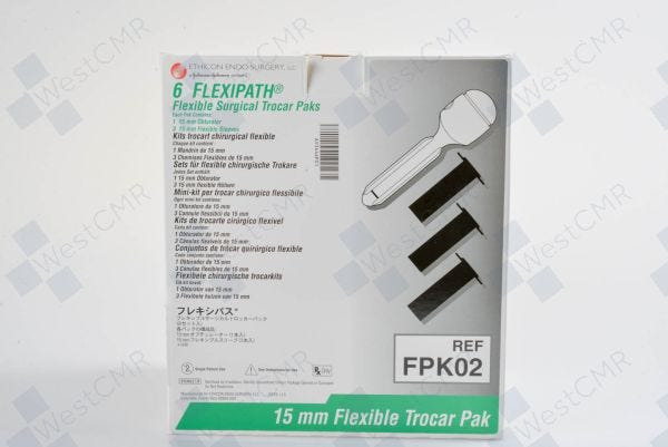 FLEXIPATH Flexible Surgical Trocar Pak, contains: (1) 15mm Obturator, and (3) 15mm Flexible Sleeves 6/bx (Continental US Only)