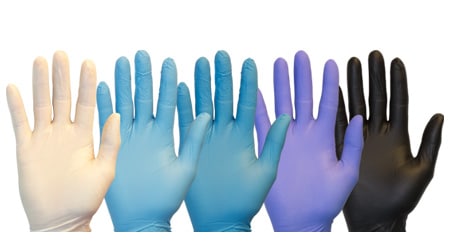Halyard PUREZERO HG5 Blue Tacky, Nitrile Glove, 10" Long, Small, 1500/cs