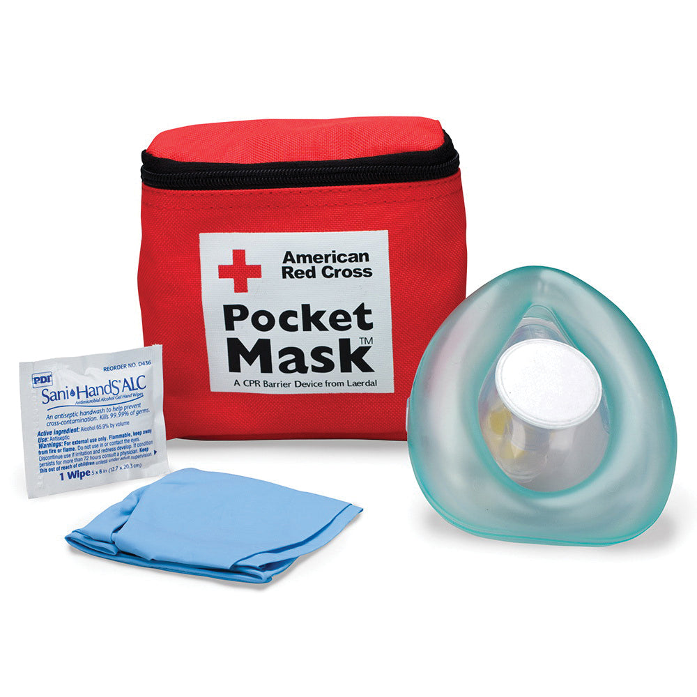 CPR Laerdal Pocket Mask, Fabric Case (DROP SHIP ONLY - $150 Minimum Order)