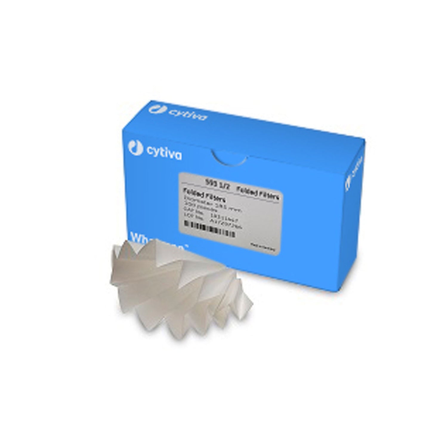 Filter Circles, 240mm Dia, Folded, Grade 593, 100/pk