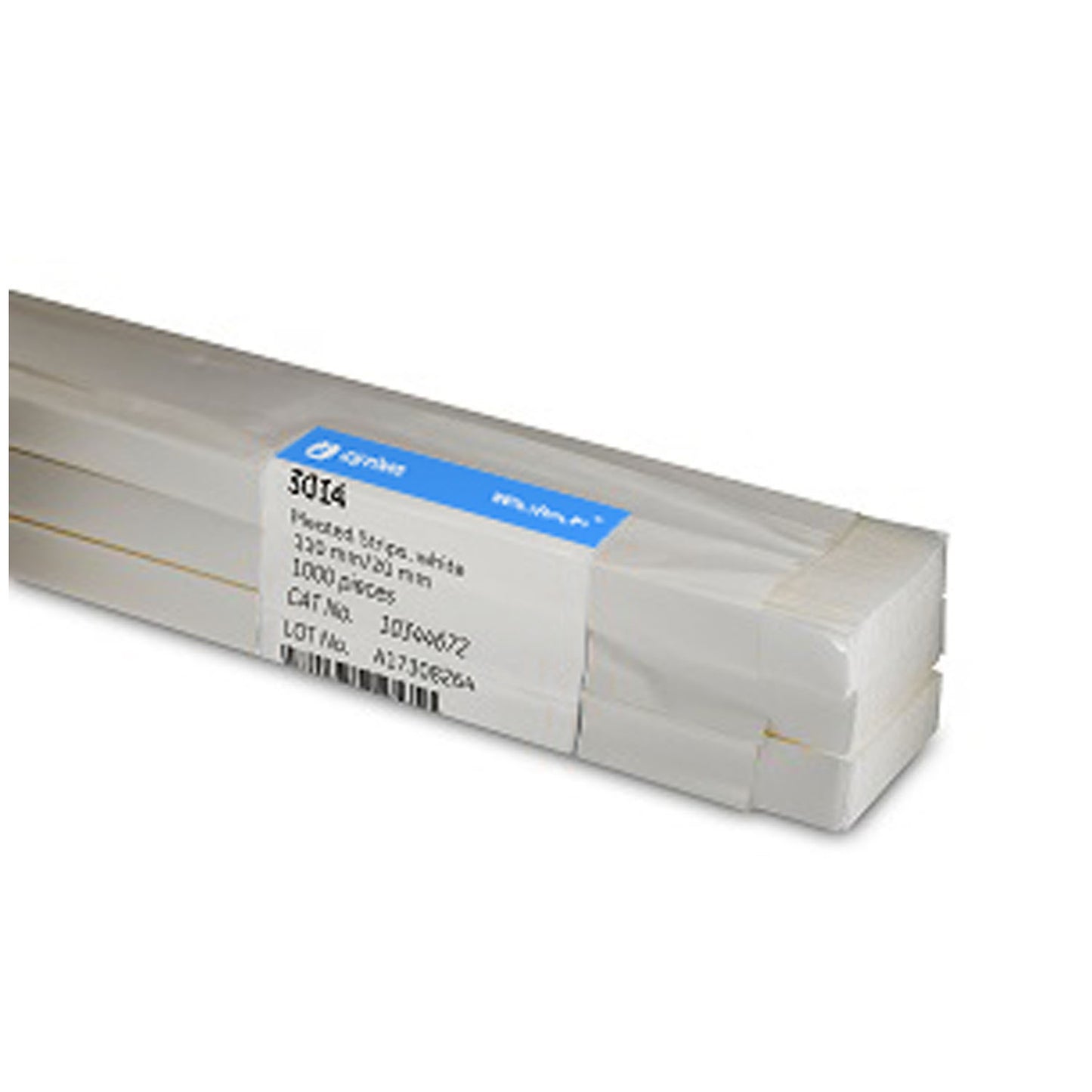 Testing Papers, Double Pleated Strips, 110mm x 20mm, Grade 3014, White, 1000/pk