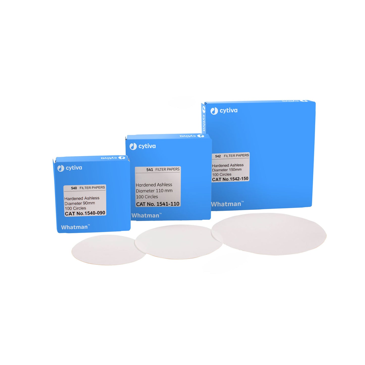 Filter Circles, 400mm, GR 541, for Quantitative Analysis, Hardened Ashless, 100/pk