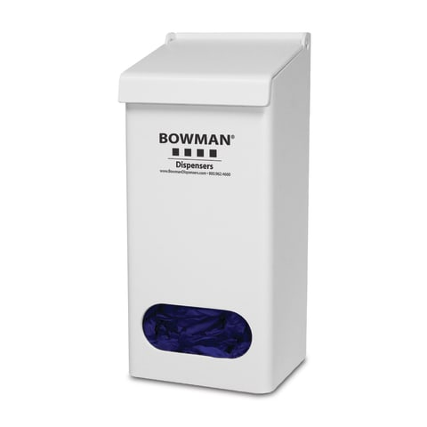 Glove Box Dispenser, Bulk, White Sintra