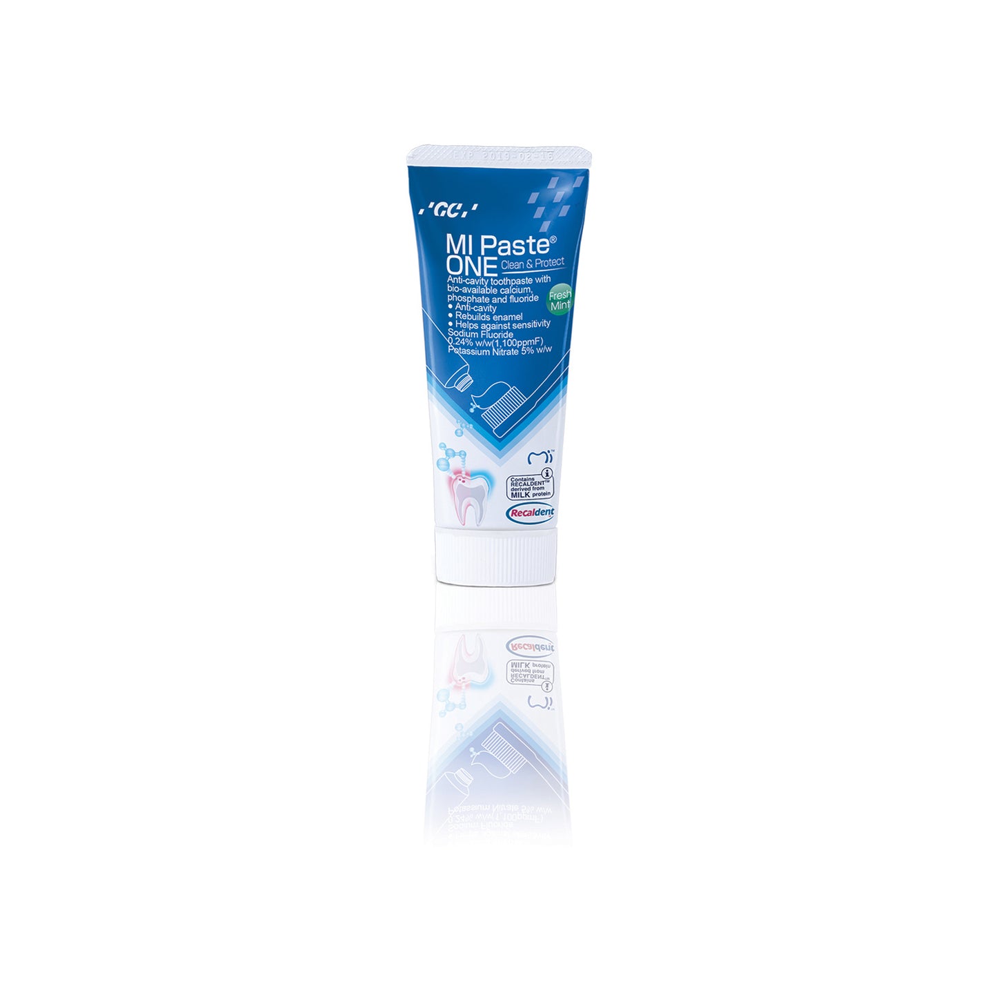 MI Paste One, Fresh Mint, 40g tube. 10/pk
