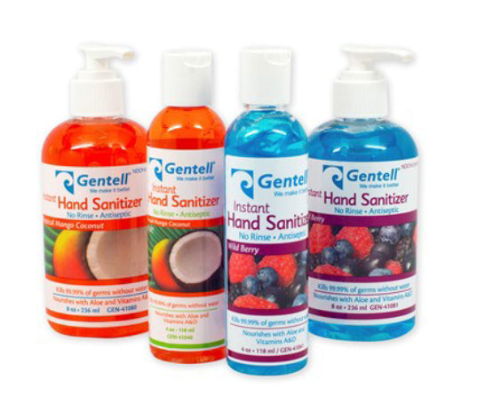 Instant Hand Sanitizer, 4oz, Bottle, Mango Coconut, 24/cs