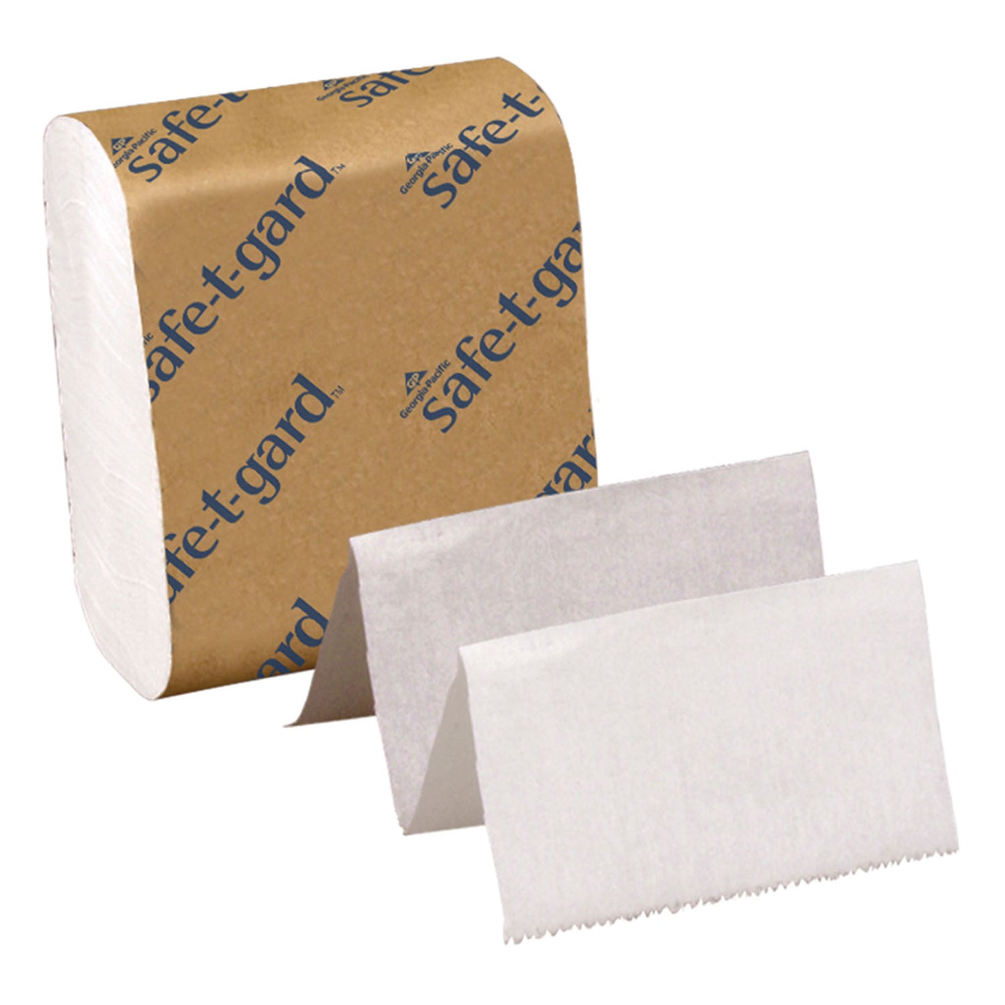 Interfolded Tissue, White, 4" x 10" Sheets, 200 sht/pk, 40 pk/cs