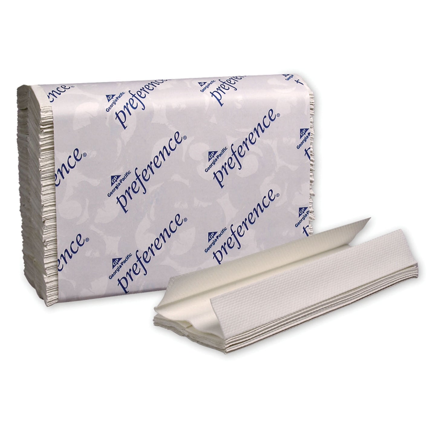 C-Fold Paper Towels, Paper Band, White, 10_" x 13_" Sheets, 200 ct/pk, 12 pk/cs (40 cs/plt)