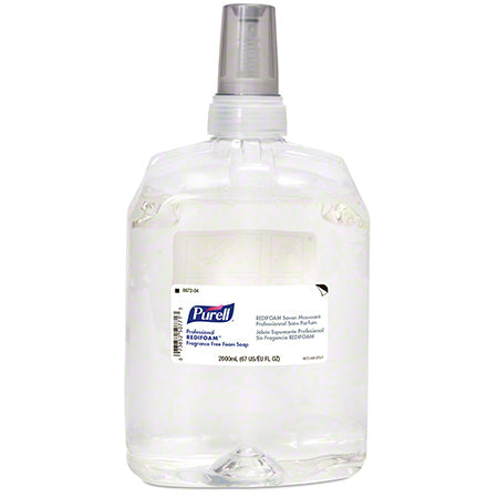 Purell Professional Redifoam Soap Refill, Foam, 2000ml, Clear, Fragrance-Free, 4/cs