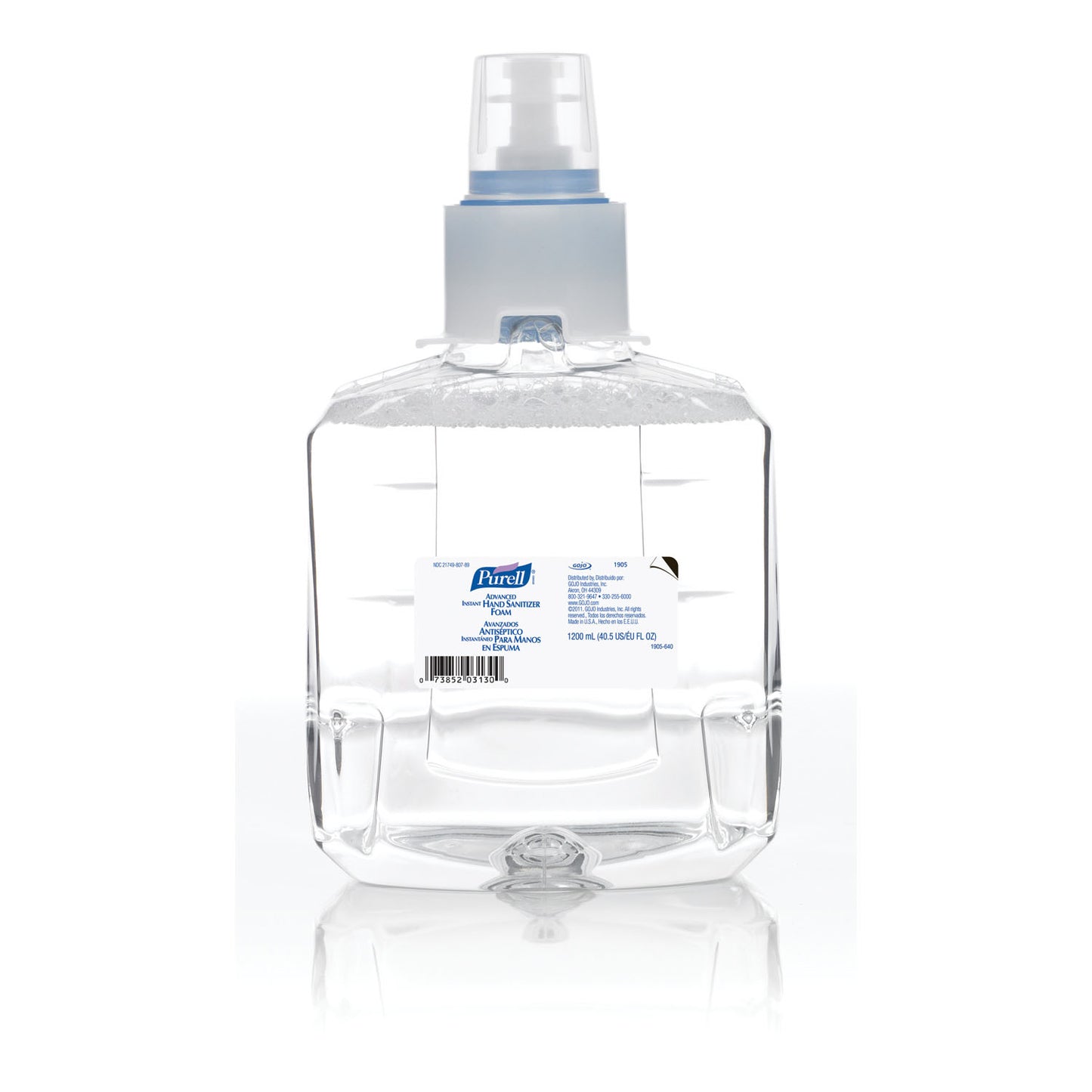 LTX Instant Foam Hand Sanitizer, 1200mL, 2/cs (252 cs/plt) (091209) (Item is considered HAZMAT and cannot ship via Air or to AK, GU, HI, MP, PR, VI)