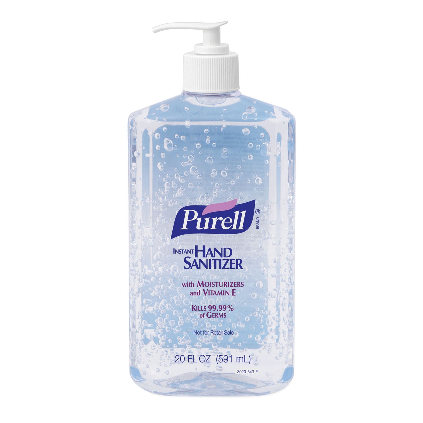 Instant Hand Sanitizer, 20 fl oz Pump Bottle, 12/cs (Item is considered HAZMAT and cannot ship via Air or to AK, GU, HI, MP, PR, VI)