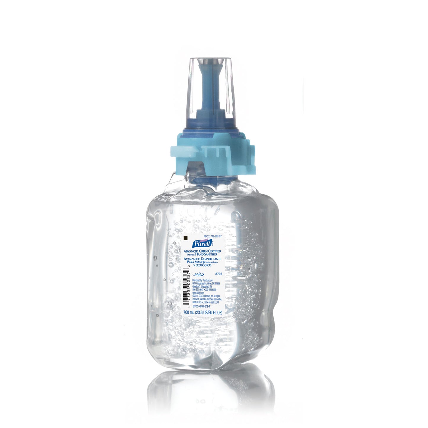 ADX Instant Hand Sanitizer, 700mL, 4/cs