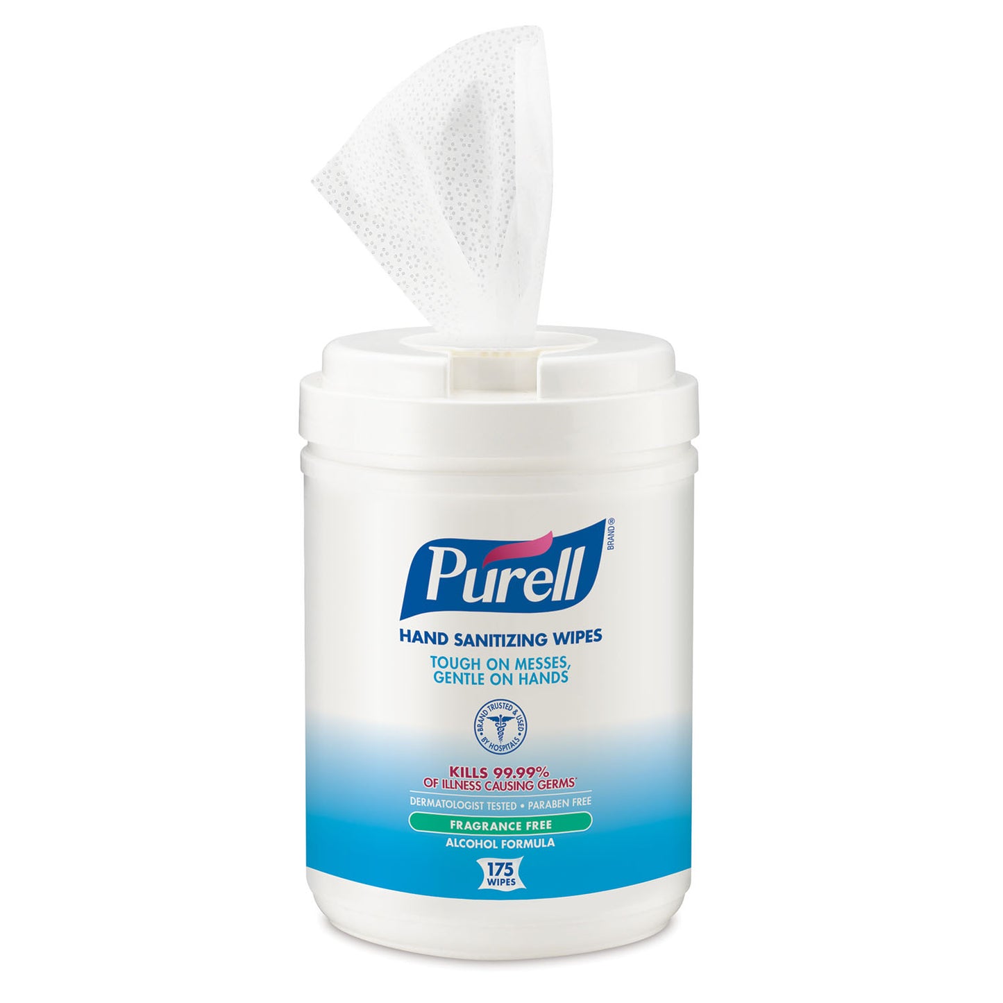 Sanitizing Wipes, 175 Ct Canister, 6/cs (54 cs/plt) (Item is considered HAZMAT and cannot ship via Air to AK, GU, HI, MP, PR, VI)