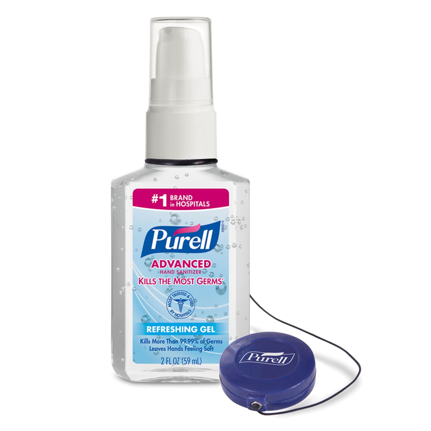 Instant Hand Sanitizer, 2 fl oz PERSONAL Pump Bottle, 24/cs (120 cs/plt) (9608 Sold Separately) (Item is considered HAZMAT and cannot ship via Air or to AK, GU, HI, MP, PR, VI)