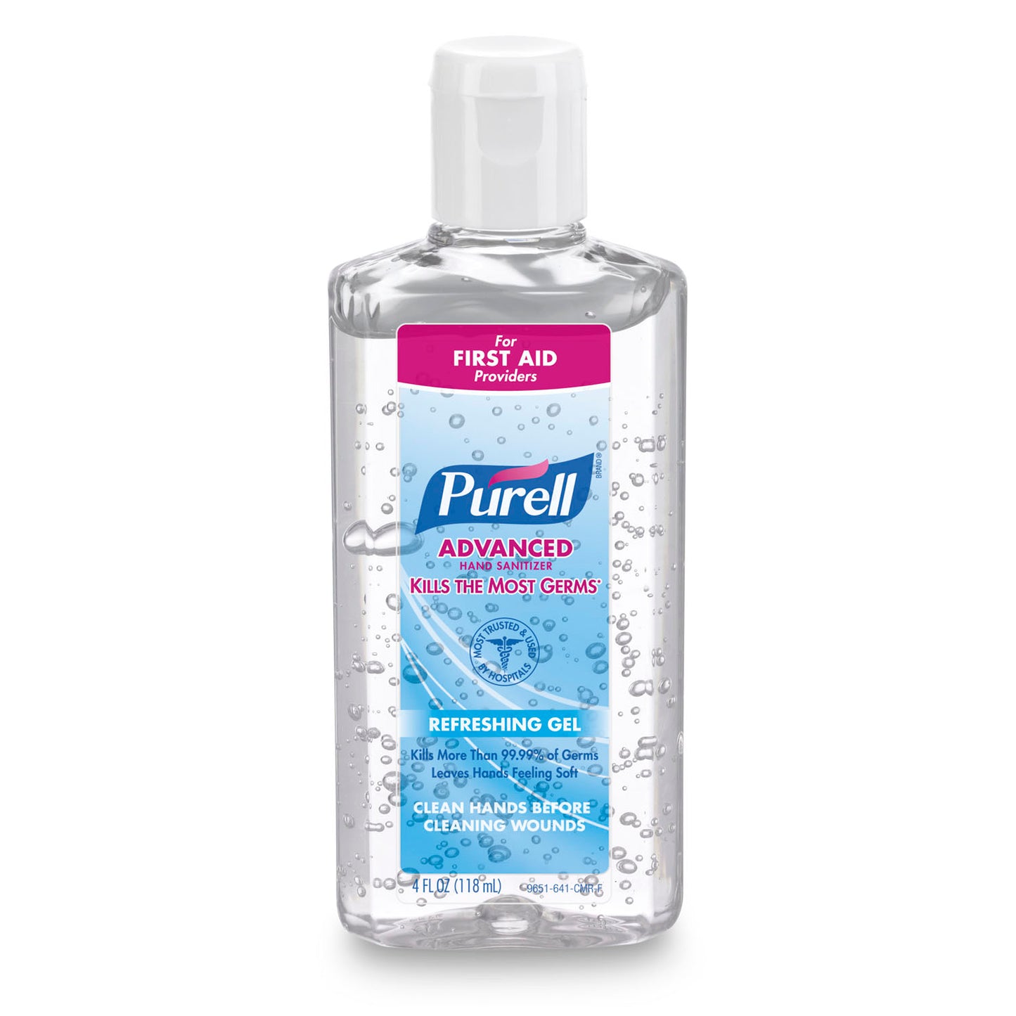 Instant Hand Sanitizer, 4 fl oz Bottle with Flip-Cap, Original, 24/cs (252 cs/plt) (Item is considered HAZMAT and cannot ship via Air or to AK, GU, HI, MP, PR, VI)