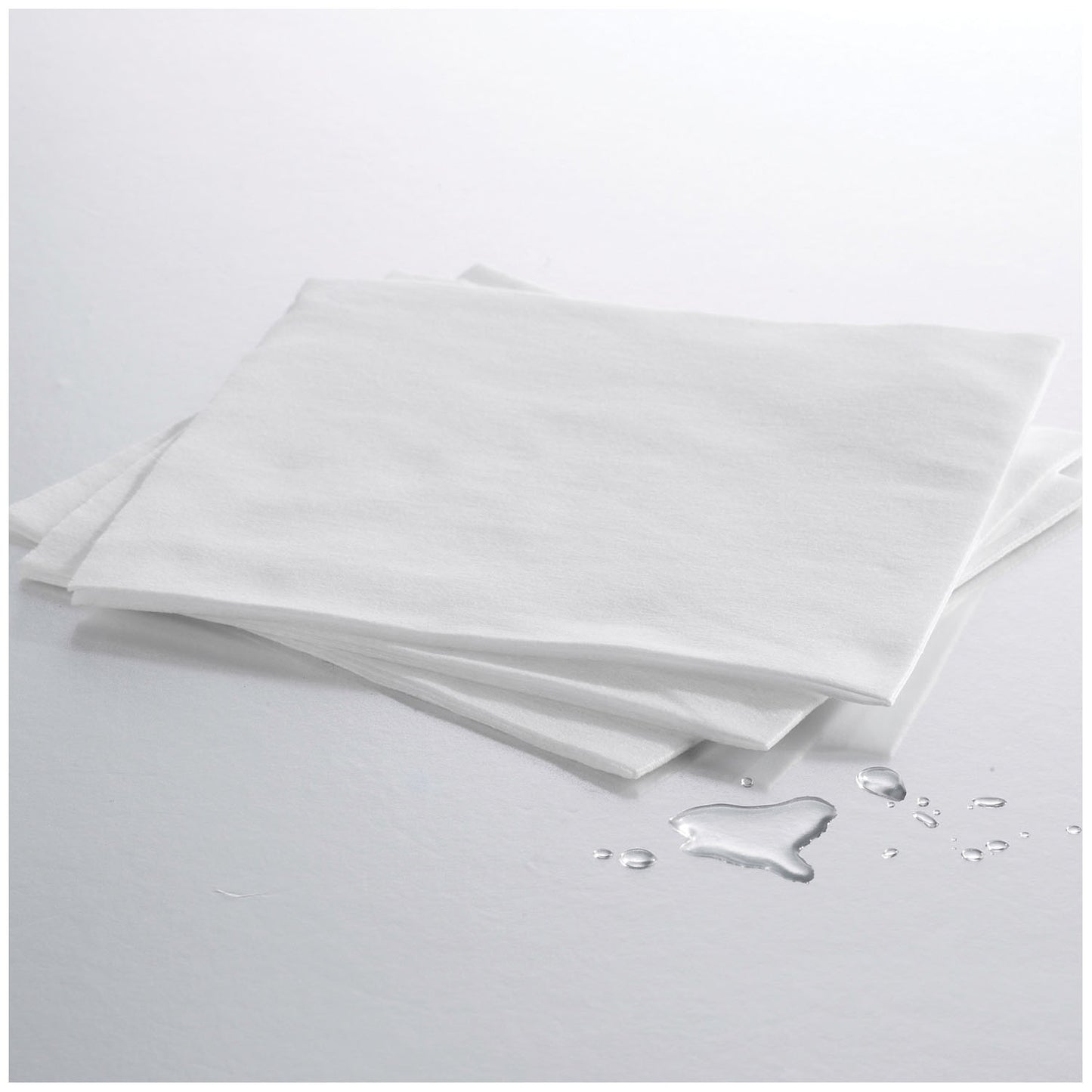 Non-Woven Washcloth, 12" x 13_", White, 50/pk, 10 pk/cs (60 cs/plt)