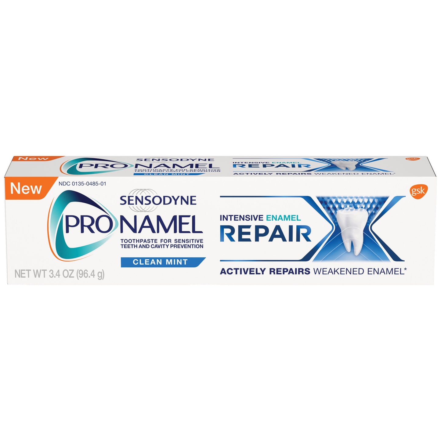 ProNamel Intensive Enamel Repair Toothpaste, Clean Mint, 3.4 oz. tube, 6/pkg, 2 pkg/cs (12 tubes total) (Available for sale in US only) (Products cannot be sold on Amazon.com or any other third Party sites.)
