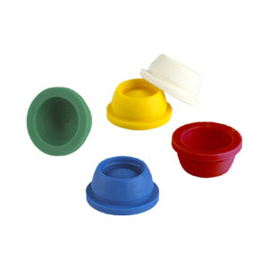 Tube Stopper, 13mm, Red, 1000/bg