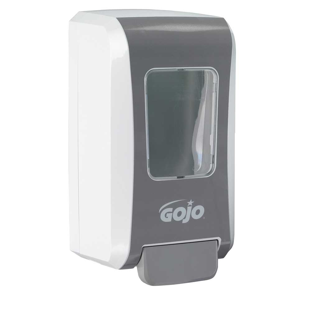 Soap Dispenser, 2000 ml, Push Style, White/ Gray, 6/cs