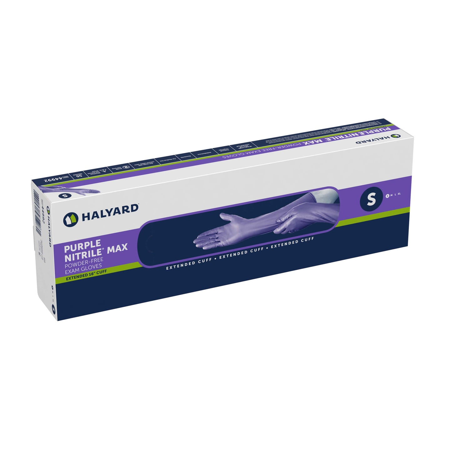 Purple Nitrile Max Powder-Free Exam Glove, X-Large, 50/bx 8bx/cs (US Only)