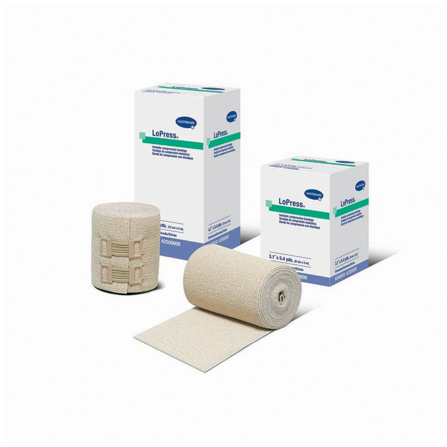 Compression Bandage, 4.7" x 5.4 yds, 1 rl/bx, 12 bx/cs