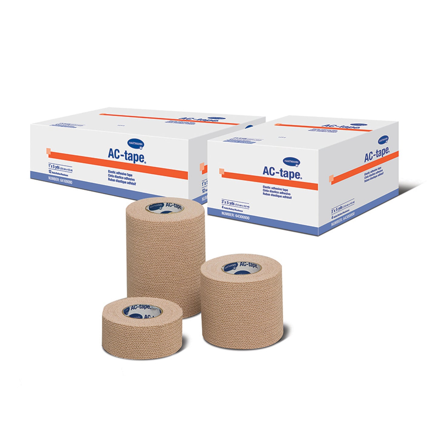 Adhesive Tape, 3" x 5 yds, Team Pack, 16/cs