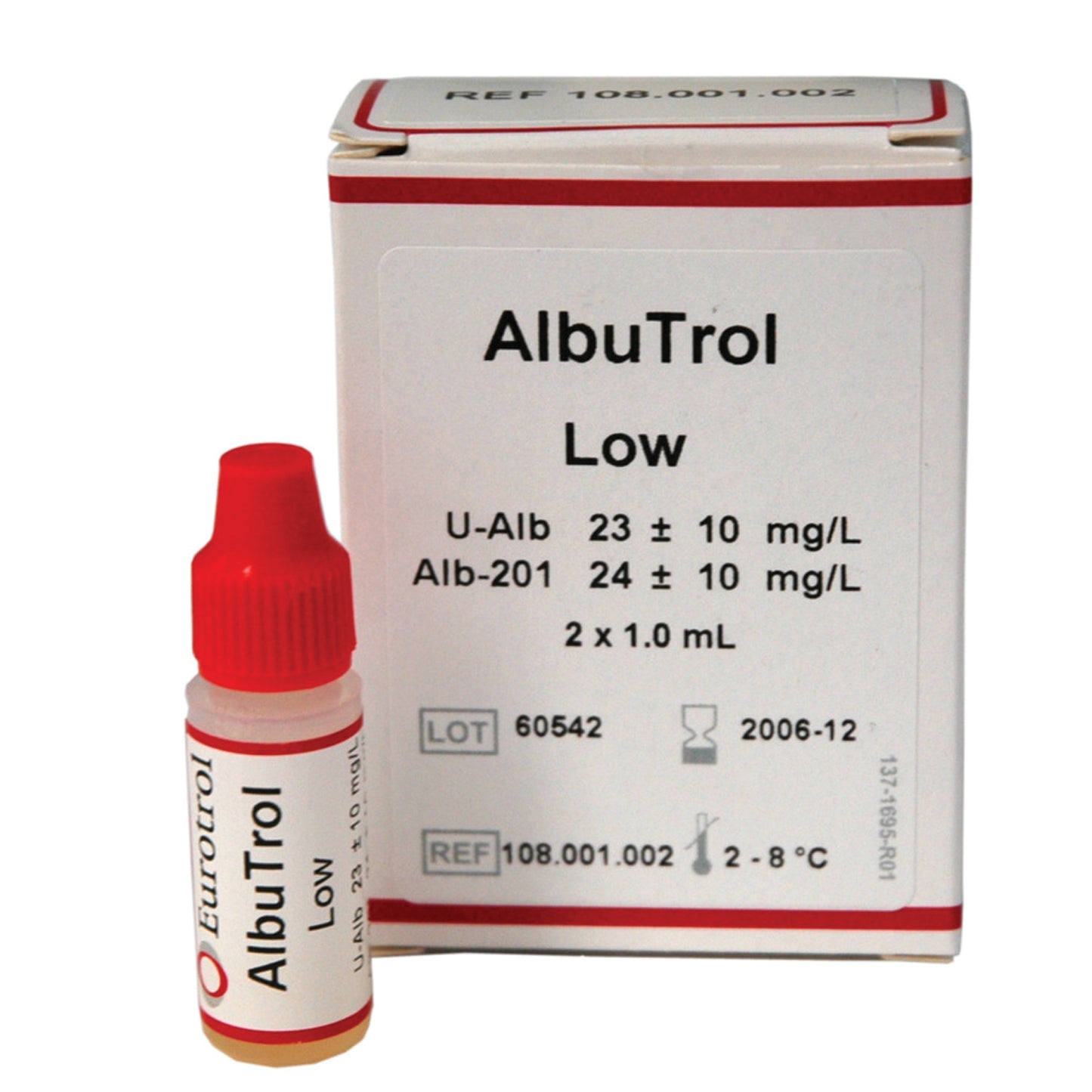 AlbuTrol, High Level, 1mL/vial, 2 vials/bx (Ships on ice) (Perishable, Must Be Refrigerated, Non-Returnable) (DROP SHIP ONLY) (Minimum Expiry Lead is 90 days)