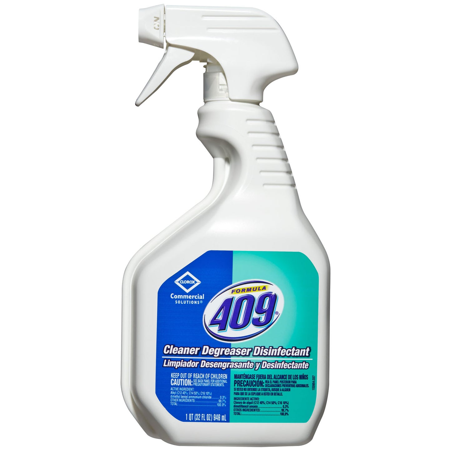 Clorox Commercial Solutions Formula 409 Cleaner Degreaser Disinfectant Spray, 32 fl oz Bottle, 12/cs (Continental US Only)