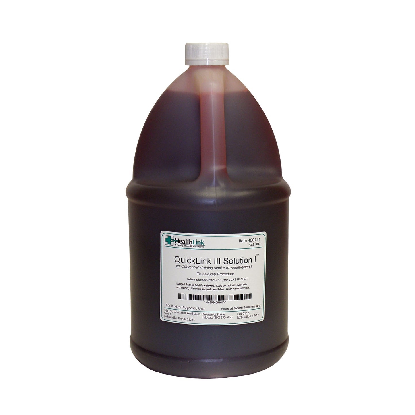 Quicklink III, Solution I, Gallon (Item is Non-Returnable) (US Only)