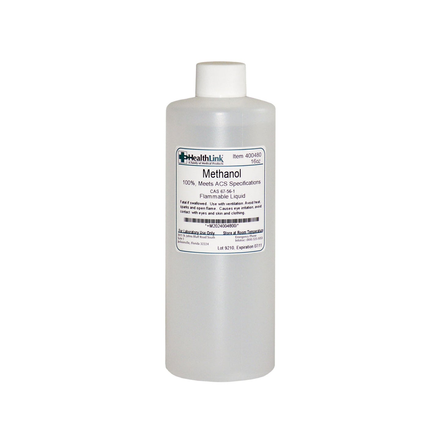 Methanol, 16 oz (Item is Non-Returnable) (US Only) (Item is considered HAZMAT and cannot ship via Air or to AK, GU, HI, MP, PR, VI)
