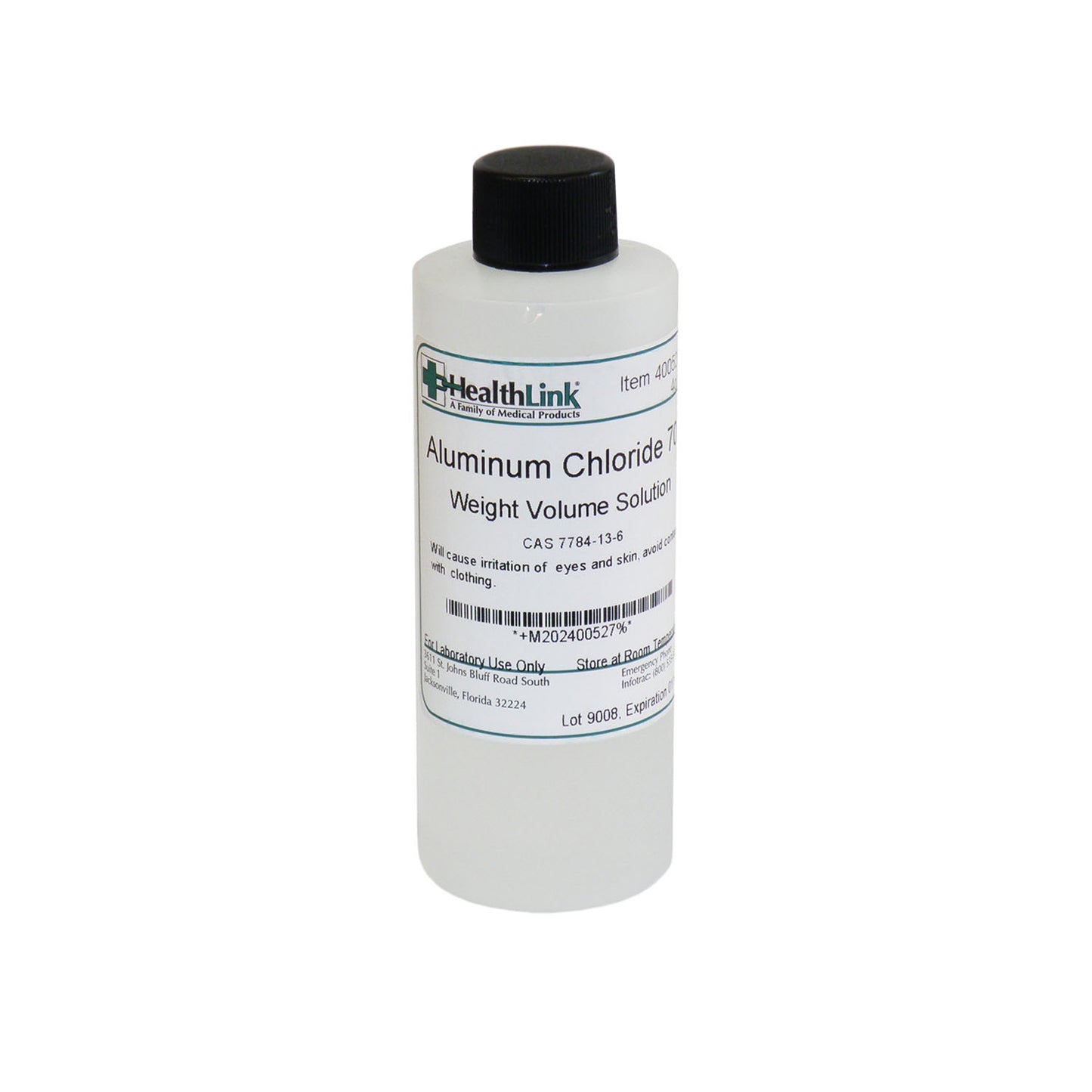 Aluminum Chloride, 70%, 4 oz (Item is Non-Returnable) (US Only)